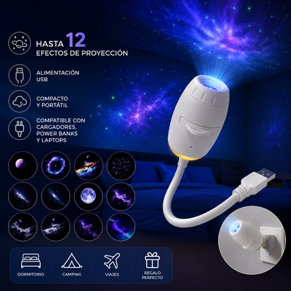 AstroBeam™ | Proyector de Estrellas USB